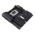 Asus PRO WS WRX80E-SAGE SE WIFI II, Workstation, AMD WRX80, sWRX8, EATX, 8 DDR4, SLI, Wi-Fi 6E, Dual 10G LAN, Hyper M.2 Card, 3x M.2 - Image 2