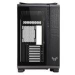 Asus TUF Gaming GT502 Case w/ Front & Side Glass Window, ATX, Dual Chamber, Modular Design, LED Control Button, USB-C, Carry Handles, Black - Image 2
