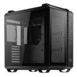 Asus TUF Gaming GT502 Case w/ Front & Side Glass Window, ATX, Dual Chamber, Modular Design, LED Control Button, USB-C, Carry Handles, Black - Image 3