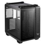 Asus TUF Gaming GT502 Case w/ Front & Side Glass Window, ATX, Dual Chamber, Modular Design, LED Control Button, USB-C, Carry Handles, Black - Image 4