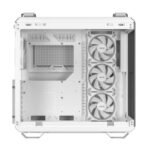 Asus TUF Gaming GT502 Horizon ARGB Case w/ Glass Front & Side, ATX, Dual Chamber, Modular Design, 4x ARGB Fans, USB-C 20Gbps, Carry Handles, White - Image 4