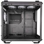 Asus TUF Gaming GT502 Plus Case w/ Front & Side Glass Windows, ATX, Dual Chamber, Modular Design, 4x ARGB Fans & Lighting Hub, USB-C, Carry Handles, Black - Image 6