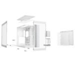 Be Quiet! Light Base 900 DX ARGB Gaming Case w/ Glass Front & Side, E-ATX, Invertible, 3M ARGB Strip & Controller, USB-C, Asus BTF Compatible, White - Image 6