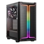 Be Quiet! Pure Base 501 DX ARGB Gaming Case w/ Glass Side, ATX, Compact Design, 3 Pure Wings 3 Fans, High Airflow Front & Top, USB-C, Black