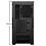 Be Quiet! Pure Base 501 DX ARGB Gaming Case w/ Glass Side, ATX, Compact Design, 3 Pure Wings 3 Fans, High Airflow Front & Top, USB-C, Black - Image 4