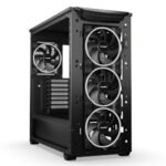 Be Quiet! Shadow Base 800 FX RGB Gaming Case w/ Glass Window, E-ATX, ARGB Front Strips & Controller, 4x ARGB Fans & Hub, Mesh Airflow, USB-C, Black - Image 6