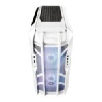 Cooler Master HAF 700 Gaming Case w/ Glass Side, E-ATX, Multi Chamber, 5x ARGB Fans, ARGB Fan Hub, USB-C, White - Image 3