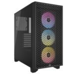 Corsair 3000D RGB Airflow Gaming Case w/ Glass Window, ATX, 3x AR120 RGB Fans, GPU Cooling, 4-Slot GPU Support, High-Airflow Front, Black - Image 6