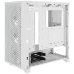 Corsair 3000D RGB Airflow Gaming Case w/ Glass Window, ATX, 3x AR120 RGB Fans, GPU Cooling, 4-Slot GPU Support, High-Airflow Front, White - Image 4