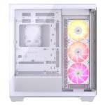 Corsair 3500X ARGB Gaming Case w/ Glass Side & Front, E-ATX, 3x ARGB Fans, USB-C, Asus BTF Compatible, White - Image 5