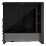 Corsair FRAME 4000D RS ARGB Modular Gaming Case w/ Glass Side, E-ATX, 3x ARGB Fans, InfiniRail Fan Mounting, USB-C, Asus BTF Compatible, Black - Image 3