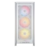 Corsair FRAME 5000D RS Modular Gaming Case w/ Glass Side, E-ATX, 4x ARGB Fans, InfiniRail Fan Mounting, USB-C, ARGB Strip, Asus BTF Compatible, White - Image 2