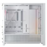 Corsair FRAME 5000D RS Modular Gaming Case w/ Glass Side, E-ATX, 4x ARGB Fans, InfiniRail Fan Mounting, USB-C, ARGB Strip, Asus BTF Compatible, White - Image 3