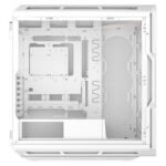 Corsair 5000T Gaming Case w/ Glass Side, E-ATX, No Fans, USB-C, Asus BTF Compatible, White - Image 2