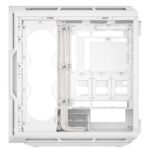 Corsair 5000T Gaming Case w/ Glass Side, E-ATX, No Fans, USB-C, Asus BTF Compatible, White - Image 6