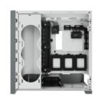 Corsair iCUE 5000X RGB Gaming Case w/ 4x Tempered Glass Panels, E-ATX, 3 x AirGuide RGB Fans, Lighting Node CORE included, USB-C, White - Image 5
