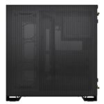Corsair 6500X Dual Chamber Gaming Case w/ Glass Side & Front, ATX, Mesh Panels, USB-C, Asus BTF Compatible, Black - Image 4