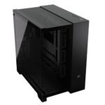Corsair 6500X Dual Chamber Gaming Case w/ Glass Side & Front, ATX, Mesh Panels, USB-C, Asus BTF Compatible, Black - Image 6