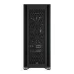 Corsair 7000D Airflow Gaming Case w/ Tempered Glass Window, E-ATX, 3 x AirGuide Fans, High-Airflow Front Panel, USB-C, Black