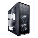 Fractal Design Focus G (Black) Gaming Case w/ Clear Window, ATX, 2 White LED Fans, Kensington Bracket, Filtered Front, Top & Base Air Intakes - Image 6