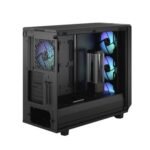 Fractal Design Meshify 2 RGB (Black TG) Gaming Case w/ Light Tint Glass Window, E-ATX, Angular Mesh Front, 4 RGB Fans, Fan Hub, Detachable Front Filter, USB-C - Image 5