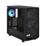 Fractal Design Meshify 2 RGB (Black TG) Gaming Case w/ Light Tint Glass Window, E-ATX, Angular Mesh Front, 4 RGB Fans, Fan Hub, Detachable Front Filter, USB-C - Image 4