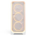 Fractal Design Meshify 3 Ambience Pro RGB (White TG Clear) Gaming Case w/ Clear Window, E-ATX, Mesh Front, 3x RGB Fans, Adjust Pro Hub, USB-C 20Gbps - Image 4