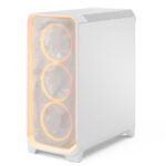 Fractal Design Meshify 3 Ambience Pro RGB (White TG Clear) Gaming Case w/ Clear Window, E-ATX, Mesh Front, 3x RGB Fans, Adjust Pro Hub, USB-C 20Gbps - Image 5
