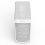 Fractal Design Meshify 3 (White TG Clear) Gaming Case w/ Clear Window, E-ATX, Mesh Front, 3x Momentum 14 Fans, USB-C 20Gbps - Image 3