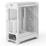 Fractal Design Meshify 3 (White TG Clear) Gaming Case w/ Clear Window, E-ATX, Mesh Front, 3x Momentum 14 Fans, USB-C 20Gbps - Image 6