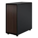 Fractal Design North Charcoal Black (TG Dark) Case w/ Dark Tint Glass Window, ATX, 2 Fans, USB-C, Walnut Front - Image 2