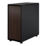 Fractal Design North Charcoal Black (Black Solid) Case, ATX, Fine Mesh Side, 2 Fans, USB-C, Walnut Front - Image 3