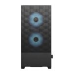 Fractal Design Pop Air RGB (Cyan Core TG) Gaming Case w/ Clear Glass Window, ATX, Hexagonal Mesh Front, Cyan Interior/Accents, 3 RGB Fans & ARGB Controller - Image 4