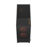 Fractal Design Pop Air RGB (Orange Core TG) Gaming Case w/ Clear Glass Window, ATX, Hexagonal Mesh Front, Orange Interior/Accents, 3 RGB Fans & ARGB Controller - Image 5