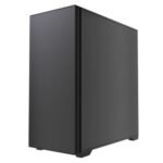 Vida Stealth Silent ATX Case, Matte Finish, Internal Sound Dampening, 1x PWM Fan, Dual 360mm Radiator Support, USB-C, Black - Image 2