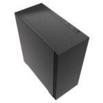 Vida Stealth Silent ATX Case, Matte Finish, Internal Sound Dampening, 1x PWM Fan, Dual 360mm Radiator Support, USB-C, Black - Image 3