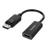 Hama DisplayPort Male to HDMI Female Converter, Ultra-HD 4K, Black, *Eco-Friendly Packaging* - Image 2