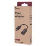 Hama DisplayPort Male to HDMI Female Converter, Ultra-HD 4K, Black, *Eco-Friendly Packaging*