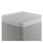 Fractal Design Mood (Light Grey) SFF Case, Mini ITX, Requires SFX/SFX-L PSU, 1 Fan, PCIe 4.0 Riser Card, USB-C, 325mm GPU & 280mm Radiator Support - Image 5