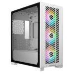 Cooler Master Elite 301 Gaming Case w/ Glass Side, Micro ATX, 3x ARGB Fans, PSU Shroud, Intake Grill, USB-C, White - Image 5