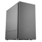 Cooler Master Silencio S400 Gaming Case w/ Steel Sides, Micro ATX, 2x Silencio Fans, Sound Dampening, Card Reader, Black