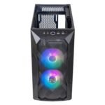 Cooler Master TD300 Mesh Gaming Case w/ Glass Side, Micro ATX, 2x ARGB Fans, ARGB/PWM Hub, 280mm Radiator Support, Black - Image 3