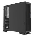 Vida Commerce Micro ATX SFF Desktop Office Case with a 300W PSU, High Airflow, Card Reader, USB-C, Black