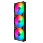 Cooler Master SickleFlow Edge 360 ARGB PWM Triple-Fan Single-Frame Unit, Up to 2500 RPM, Loop Dynamic Bearing, Single Connection, Black - Image 3