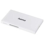 Hama External USB 3.0 Multi-Card Reader, SD/microSD/CF/MS, White, USB Powered - Image 3