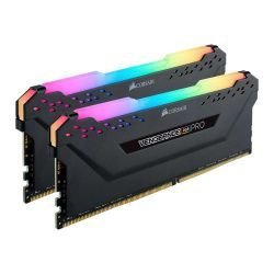 Corsair Vengeance RGB Pro 16GB Kit (2 x 8GB), DDR4, 3600MHz (PC4-28800), CL18, XMP 2.0, Black