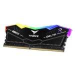 Team T-Force Delta RGB 32GB Kit (2 x 16GB), DDR5, 6400MHz (PC5-51200), CL40, ECC, AMD EXPO & XMP 3.0, PMIC, DIMM Memory, Black