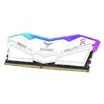 Team T-Force Delta RGB 32GB Kit (2 x 16GB), DDR5, 7200MHz (PC5-57600), CL34, ECC, AMD EXPO & XMP 3.0, PMIC, DIMM Memory, White - Image 2