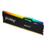 Kingston Fury Beast RGB 64GB, DDR5, 5600MHz, CL36, 1.25V, ECC, PMIC, AMD EXPO & Intel XMP 3.0, Black, DIMM Memory - Image 2