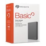 Seagate Basic 1TB Portable External Hard Drive, 2.5", USB 3.0, Grey - Image 2